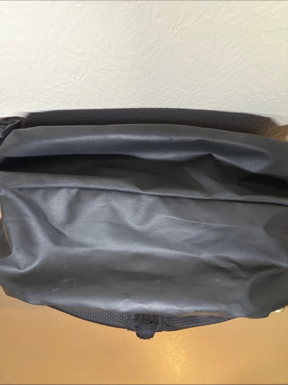 adidas Black Backpack with Gold Logo & Zipper Accents